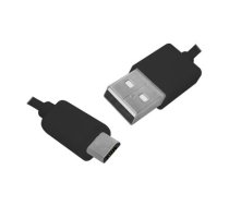 PS USB-micro USB kabelis 1 m, melns, HQ.