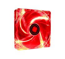 CASE FAN 120MM TRANSP 3PIN+4P/RED 12V XF046 XILENCE | XF046  | 4044953500930