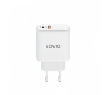 Lādētājs Savio USB Quick Charge 30W | AZSAOLSSAVILA06  | 5901986046905 | SAVIO LA-06