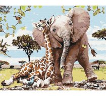 Picture Paint it! Painting by numbers Safari friends | JISM0Z0UF080744  | 5904433380744 | BS8895