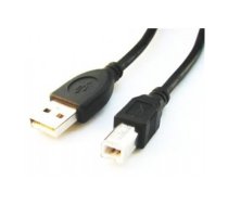 Gembird USB 2.0 A- B 1 8m cable black color | CCP-USB2-AMBM-6 | 8716309041973