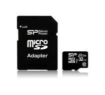 Silicon Power | Elite UHS-I | 32 GB | MicroSDHC | Flash memory class 10 | SD adapter | SP032GBSTHBU1V10SP  | 4712702628180