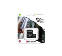 Kingston Canvas Select Plus UHS-I 256 GB, MicroSDXC, Flash memory class 10, SD Adapter (SDCS2/256GB) | SDCS2/256GB  | 740617298710 | PAMKINSDG0222