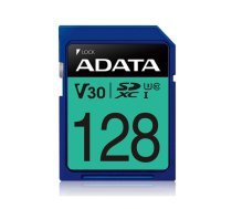 ADATA Premier Pro SDXC 128GB 100R|80W UHS-I U3 Class 10 A2 V30S | ASDX128GUI3V30S-R  | 4713218463920