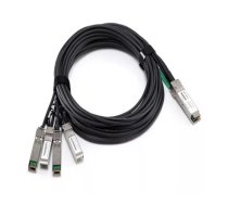 Dell Networking 40GbE (QSFP+) to 4x10GbE SFP+ Passive Copper Breakout Cable, 0.5M, Customer Kit (470-AAVT) | 470-AAVT  | 2000001157077