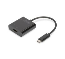 Digitus USB Type-C to HDMI Adapter DA-70852 0.15 m, Black, USB Type-C | DA-70852 | 4016032447528