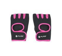 Pure2Improve | Fitness Gloves | Black/Pink | P2I800070  | 8719407050403