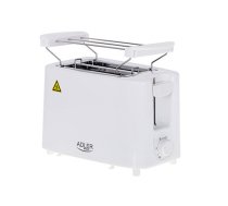 Adler Toaster AD 3223 Power 750 W  Number of slots 2  Housing material Plastic  White | 5903887805179  | 5903887805179