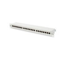 Digitus | Patch Panel | DN-91624S | White | Category: CAT 6; Ports: 24 x RJ45; Retention strength: 7.7 kg; Insertion force: 30N max | 48.2 x 4.4 x 10.9 cm | DN-91624S  | 4016032241614