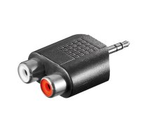 Goobay | RCA adapter. AUX jack 3.5 mm male to 2 stereo female | 11604 | 11604  | 4051366116047