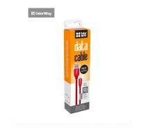 ColorWay | Data Cable | Apple Lightning | Charging cable | 2.1 A | CW-CBUL004-RD | 4823094912990