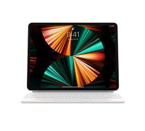 Apple | Magic Keyboard for 12.9-inch iPad Pro (3rd-6th gen) | Compact Keyboard | Wireless | SE | White | MJQL3S/A | 194252433614