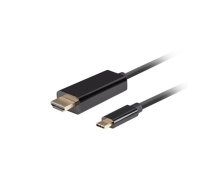 LANBERG Cable USB-C M ->HDMI M 0.5m 4K | CA-CMHD-10CU-0005-BK  | 5901969436754 | KBALAEUSB0103