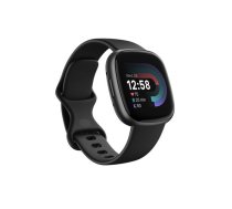 Versa 4 | Smart watch | NFC | GPS (satellite) | AMOLED | Touchscreen | Activity monitoring 24/7 | Waterproof | Bluetooth | Wi-Fi | Black/Graphite | FB523BKBK  | 810038858715