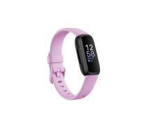 Fitbit | Fitness Tracker | Inspire 3 | Fitness tracker | Touchscreen | Heart rate monitor | Activity monitoring 24/7 | Waterproof | Bluetooth | Black/Lilac Bliss | FB424BKLV  | 810073610088