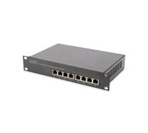 Digitus | 8-port Gigabit Ethernet PoE switch | DN-95317 | Unmanaged | Rackmountable | Power supply type Internal | DN-95317  | 4016032441038