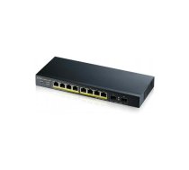 ZYXEL GS1900-10HP V2, 8-PORT GBE L2 POE SMART SWITCH + 2 SFP SLOTS, 802.3AT, DESKTOP, FANLESS, 70 WATT (5Y WARRANTY) | GS1900-10HP-EU0102F | 4718937621200 | GS1900-10HP-EU0102F
