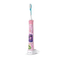 Philips | Electric toothbrush | HX6352/42 | Rechargeable | For kids | Number of brush heads included 2 | Number of teeth brushing modes 2 | Sonic technology | Pink | HX6352/42  | 8710103948469