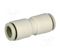 Push-in fitting; straight,inline splice; -1÷10bar; -5÷60°C | KQ2H06-00A | KQ2H06-00A