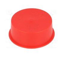 Plugs; Body: red; Out.diam: 49.6mm; H: 19.4mm; LDPE; push-in; SafeCAP | SP475  | 14050 -AS