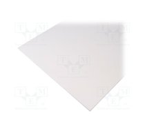 Sheet; Dim: 500x500mm; Thk: 3mm; white; 0.25m2 | ANT484727.05000500  | 484727.05000500