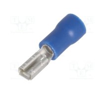 Terminal: flat; 2.8mm; 0.5mm; female; 1.5÷2.5mm2; crimped; blue | ST-002/B  | ST-002/B