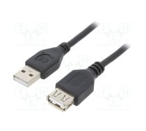Cable; Cablexpert; USB 2.0; USB A socket,USB A plug; gold-plated | CCP-USB2-AMAF-0.15 | CCP-USB2-AMAF-0.15M