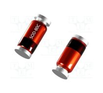 Diode: Zener; 0.5W; 6.8V; SMD; reel,tape; MiniMELF glass,SOD80C | ZMM6.8-DIO  | ZMM6.8