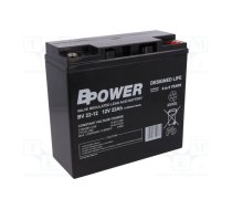 Re-battery: acid-lead; 12V; 22Ah; AGM; maintenance-free; 116W; BV | ACCU-BV22-12/BP  | BV 22-12