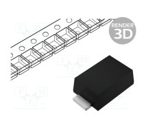 Diode: rectifying; SMD; 1kV; 3A; SMB flat; Ufmax: 1.1V; Ifsm: 100A | S3MBF-DC  | S3MBF