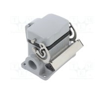 Enclosure: for rectangular connectors; size 3; with latch; PG16 | 1652980000  | 1652980000 HDC 06B SDLU 1PG16G