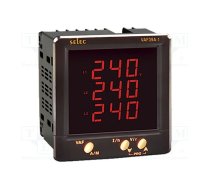 Meter: network parameters; on panel; digital,mounting; LED | VAF39A-230V-CE  | VAF39A-230V-CE