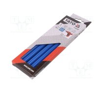 Hot melt glue; Ø: 11.2mm; blue; L: 200mm; Bonding: 20÷30s; 5pcs. | YT-82435  | YT-82435