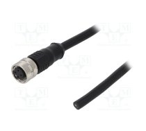 Connector: M12; plug; PIN: 4; female; A code-DeviceNet / CANopen | SM12-PVT-A4F2A010V  | PM-M12A-04P-FF-SL8A01-00A(H)