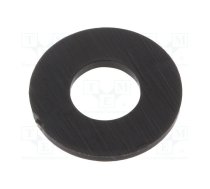 Washer; round; M3; D=7mm; h=0.5mm; polyamide; black | 1340109  | 1340109
