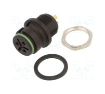 Connector: circular; 720; 250V; PIN: 3; socket; female; soldering | 99-9108-00-03  | 99 9108 00 03