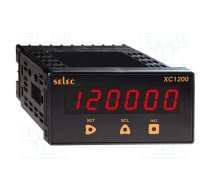 Meter: programmable; digital,mounting; on panel; LED; 6 digits | XC1200-CU  | XC1200-CU