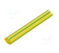 Heat shrink sleeve; glueless; 2: 1; 19mm; L: 1m; yellow-green | RCH1-19/9.5X1YG  | WRJCC1901950010030K1