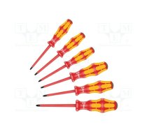Screwdriver: insulated-set; insulated; Torx®; Kraftform-100 VDE | WERA.05133356001 | 05133356001