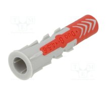 Plastic anchor; without screw; 8x40; DUOPOWER; 100pcs; 8mm | FISCHER-555008  | 555008