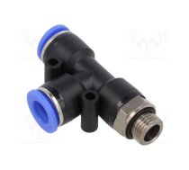 Push-in fitting; T-tap splitter; -0.95÷15bar; Thread: G 1/4" | 129.014-10  | 129.014-10