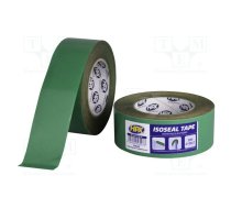 Tape: sealing; W: 50mm; L: 25m; Thk: 0.25mm; green; acrylic; -30÷100°C | HPX-SI-5025GR  | IS5025