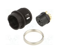 Connector: circular; 678; 32V; PIN: 16; socket; female; soldering | 99-0660-00-16  | 99 0660 00 16