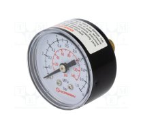 Manometer; 0÷10bar; Mat: plastic; Thread: BSP 1/8"; outside; 40mm | 18-013-989  | 18-015-989