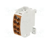 Splice terminal: distribution block; 25mm2; ways: 1; terminals: 4 | SCB25BN  | 81501015