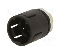 Connector: circular; 620; 125V; PIN: 3; socket; male; soldering; 3A | 99-9207-00-03  | 99 9207 00 03