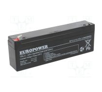 Re-battery: acid-lead; 12V; 2.3Ah; AGM; maintenance-free; EP | ACCU-EP2.3-12/EUR  | EP 2,3-12