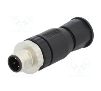 Connector: M12; plug; PIN: 4; male; A code-DeviceNet / CANopen | 43-00100  | SAL-12-RSC4-S/150