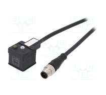 Adapter cable; DIN 43650 plug,M12 male; PIN: 3; IP67; 1.5m; form A | E70224  | VSTGH050MSS01,5B03VDAA041--S