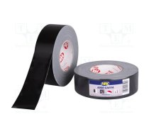 Tape: duct; W: 50mm; L: 25m; Thk: 0.3mm; black; natural caoutchouc | HPX-D6000-5025BK  | AB5025